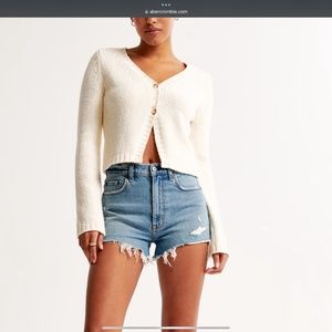 Abercrombie & Fitch high rise curve love mom short